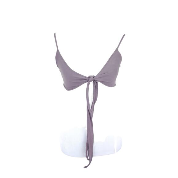 New L*Space Chloe Wrap Bikini Top Medium Purple Bathing Suit Top, Wrap Top - Picture 4 of 8